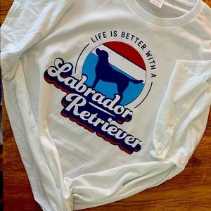 NWT - “Life is better with a Labrador” T-Shirt available in variety of sizes